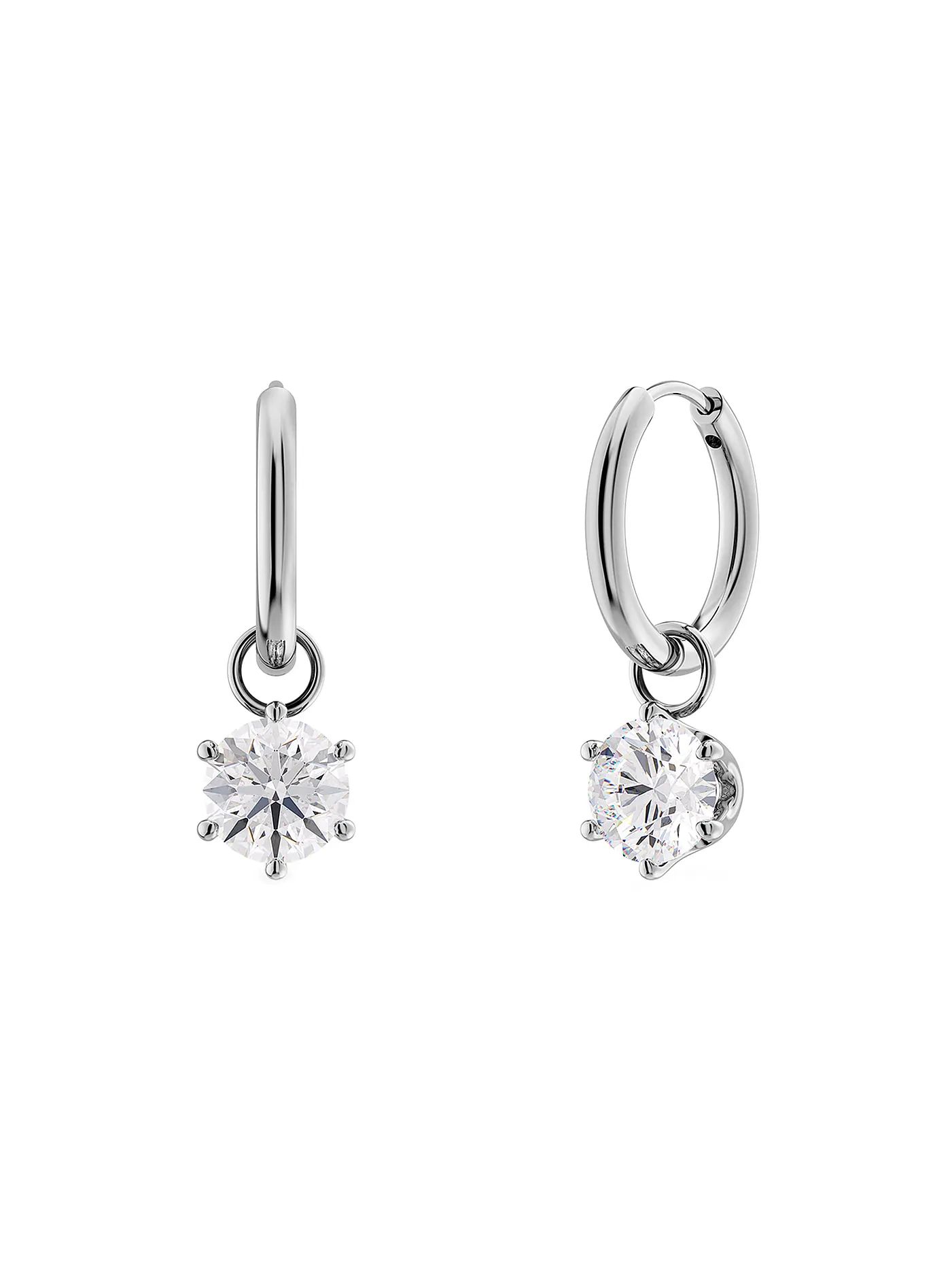 EDBLAD | Ohrringe CROWN HOOPS Gold | silber